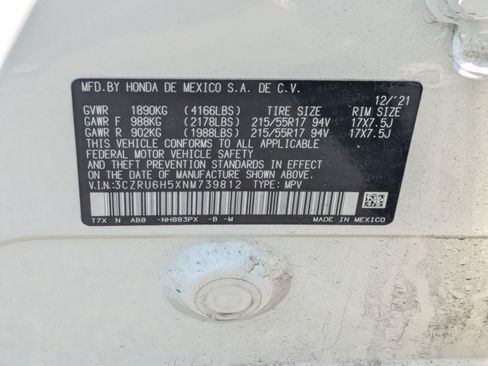 Used 2022 Honda HR-V EX image 16