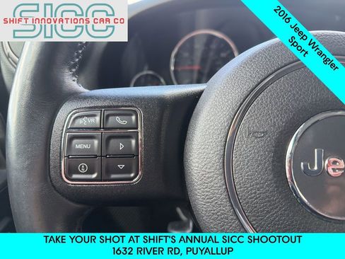 Used 2016 Jeep Wrangler Sport w/ Quick Order Package 24S image 16