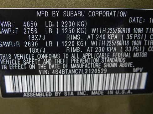 Used 2020 Subaru Outback Limited image 57