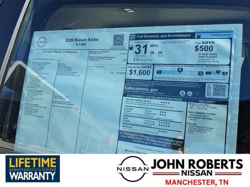 New 2026 Nissan Kicks S image 19