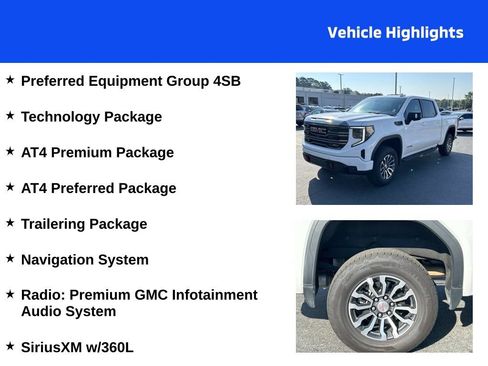 Used 2023 GMC Sierra 1500 AT4 w/ AT4 Premium Package AWD/4WD image 4
