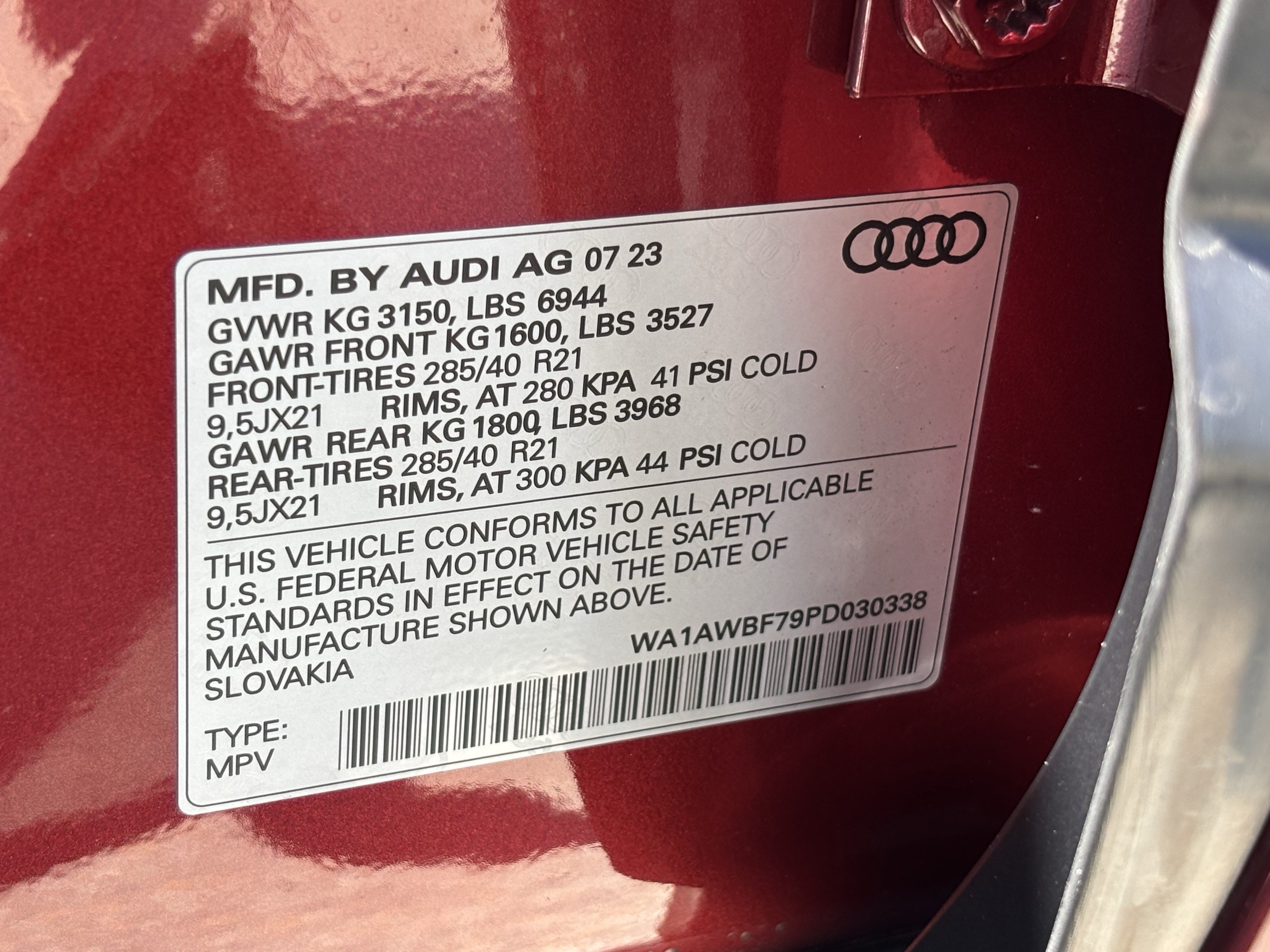 Certified 2023 Audi SQ7 Premium Plus AWD/4WD image 37