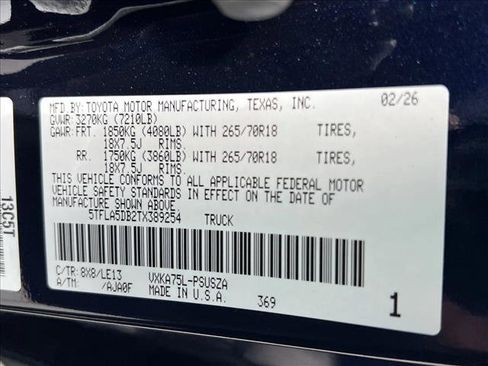 New 2026 Toyota Tundra SR5 image 20