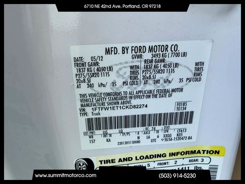 Used 2012 Ford F150 King Ranch w/ Off Road Pkg image 40