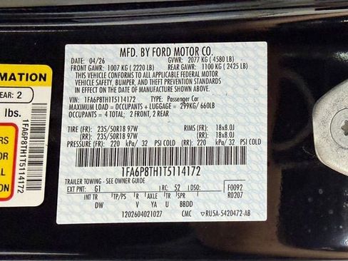 New 2026 Ford Mustang Coupe RWD image 13