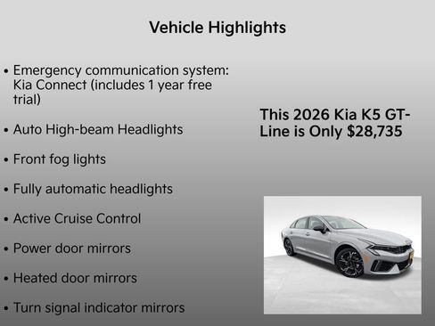 New 2026 Kia K5 GT-Line image 10