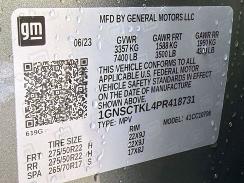 Certified 2023 Chevrolet Tahoe High Country RWD image 31