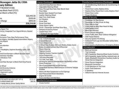 Used 2019 Volkswagen Jetta GLI FWD image 3