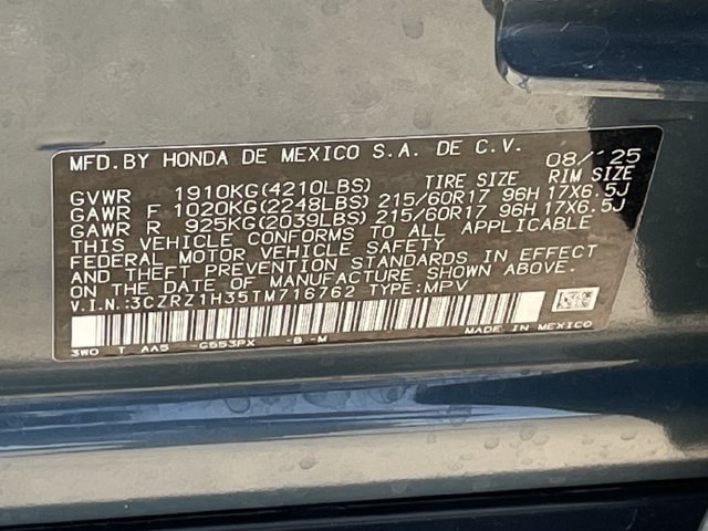 Used 2026 Honda HR-V LX image 28
