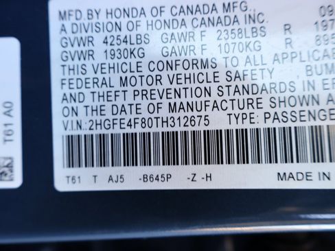 Certified 2026 Honda Civic Sport Touring image 34