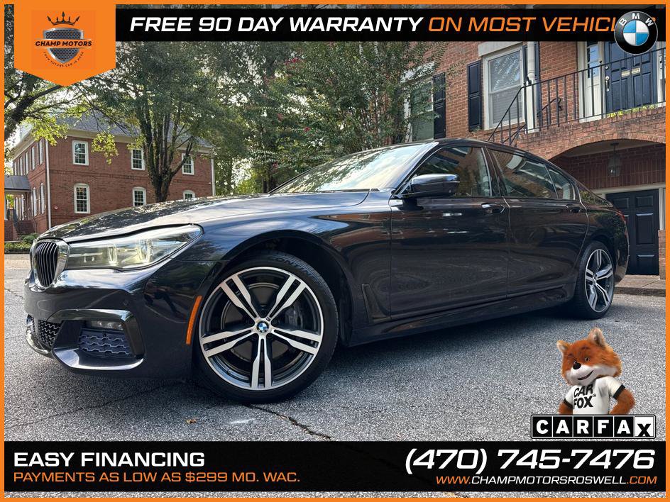 Used 2016 BMW 740i w/ Luxury Rear Seating Package RWD image 1