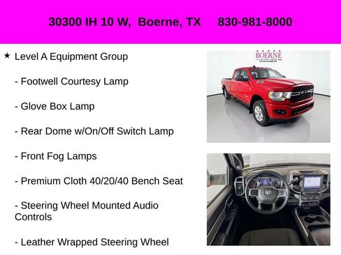 Used 2022 RAM 3500 Big Horn w/ Level A Equipment Group image 20