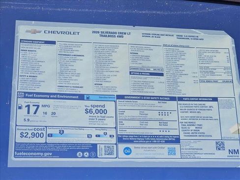 New 2026 Chevrolet Silverado 1500 LT Trail Boss image 16