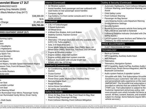 Used 2025 Chevrolet Blazer LT AWD/4WD image 23