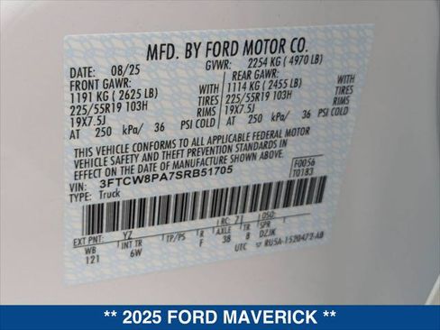 New 2025 Ford Maverick Lobo AWD/4WD image 20