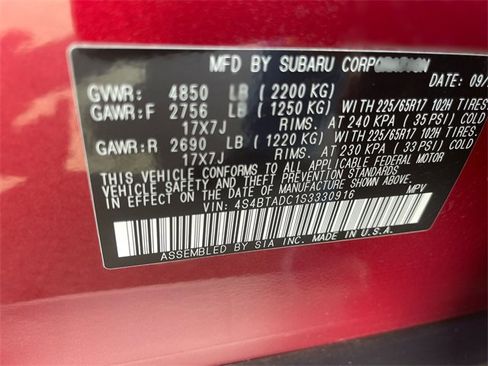 Certified 2025 Subaru Outback Premium image 28