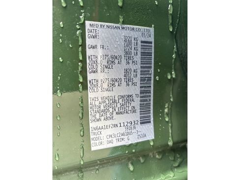 Used 2024 Nissan Titan SV w/ SV Bronze Edition Package image 17