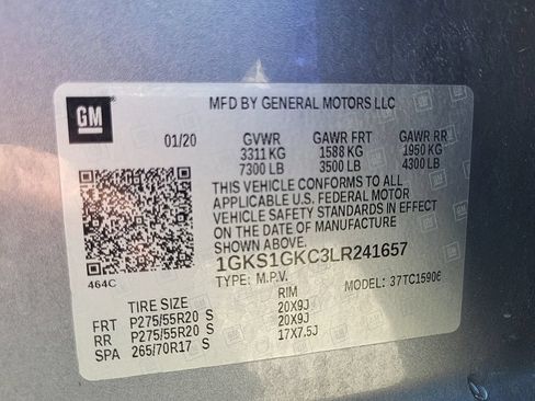 Used 2020 GMC Yukon XL SLT w/ Open Road Package RWD image 24