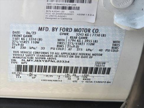 Certified 2023 Lincoln Aviator Grand Touring w/ Equipment Group 301A image 17