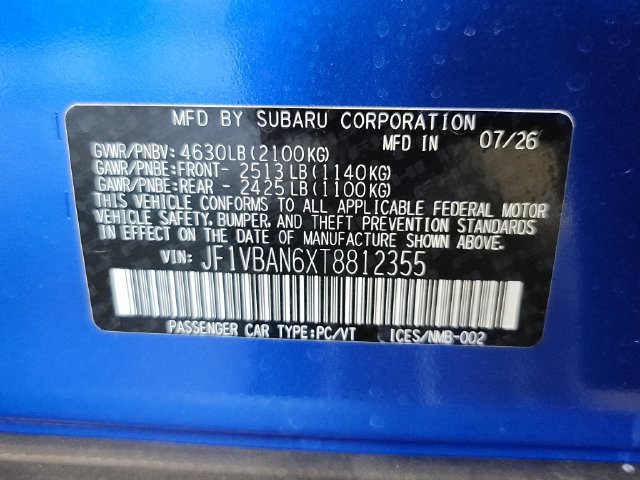 New 2026 Subaru WRX Limited AWD/4WD image 36