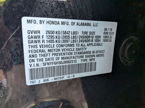 Used 2018 Honda Pilot EX-L image 15