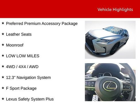 Used 2016 Lexus RX 350 AWD image 9