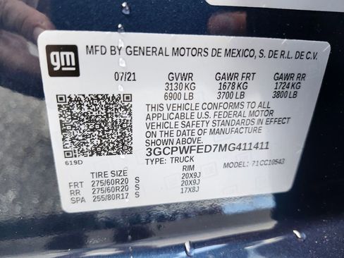 Used 2021 Chevrolet Silverado 1500 High Country image 20