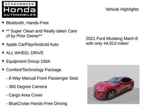 Used 2021 Ford Mustang Mach-E Select w/ Comfort/Technology Package AWD/4WD image 7