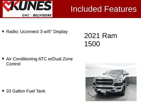 Used 2021 RAM 1500 Lone Star AWD/4WD image 2