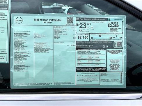 New 2026 Nissan Pathfinder SV w/ Cargo Package FWD image 13