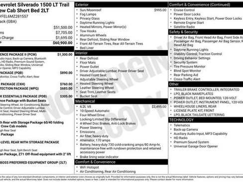 Used 2021 Chevrolet Silverado 1500 LT Trail Boss w/ Convenience Package II AWD/4WD image 20