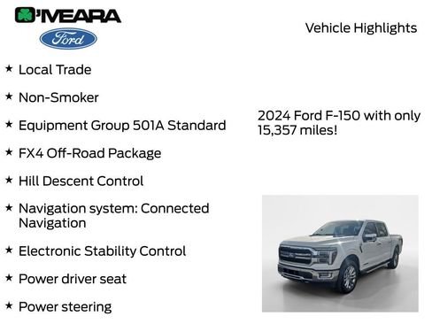 Used 2024 Ford F150 Lariat w/ FX4 Off-Road Package image 8