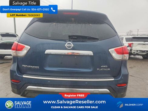 Used 2015 Nissan Pathfinder Platinum w/ Cargo Package AWD/4WD image 8