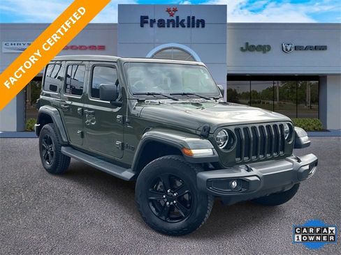 Used 2021 Jeep Wrangler Unlimited Sahara image 1
