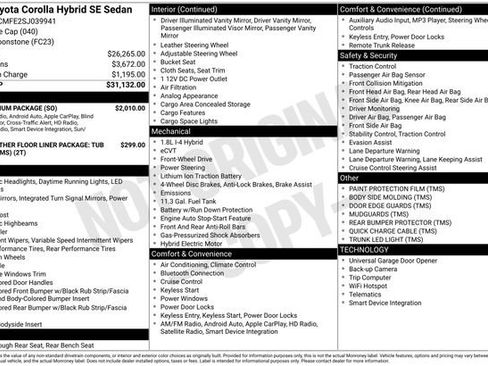 Used 2025 Toyota Corolla SE w/ SE Premium Package image 35