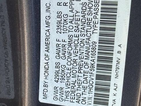 Used 2019 Honda Accord EX-L image 31