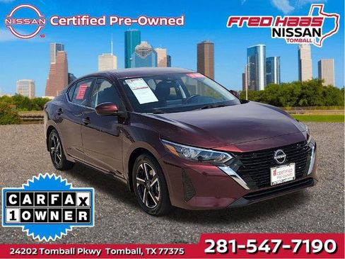 Certified 2025 Nissan Sentra SV FWD image 1