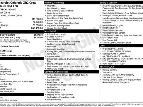 Used 2025 Chevrolet Colorado ZR2 w/ Midnight Edition AWD/4WD image 3