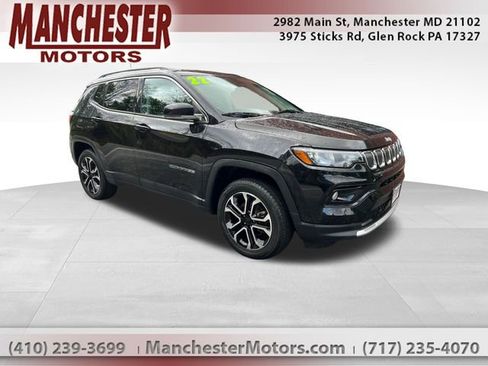 Used 2022 Jeep Compass Limited AWD/4WD image 1