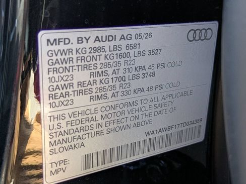 New 2026 Audi SQ8 Premium Plus AWD/4WD image 17