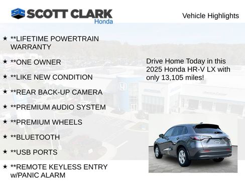 Used 2025 Honda HR-V LX image 11