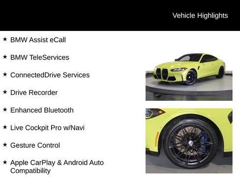 Used 2022 BMW M4 xDrive Competition w/ Executive Package AWD/4WD image 32