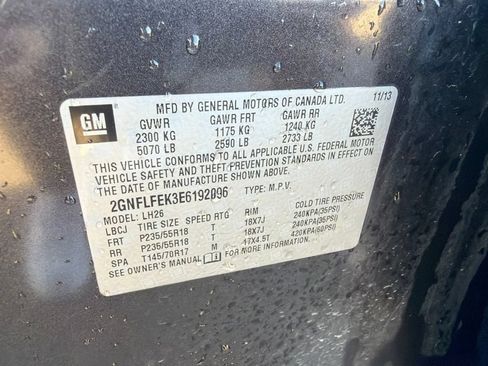 Certified 2014 Chevrolet Equinox LT AWD/4WD image 33