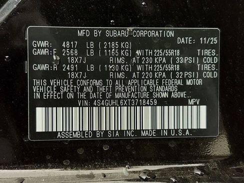 New 2026 Subaru Crosstrek 2.5i Limited w/ Crosstrek Mirror Package image 30