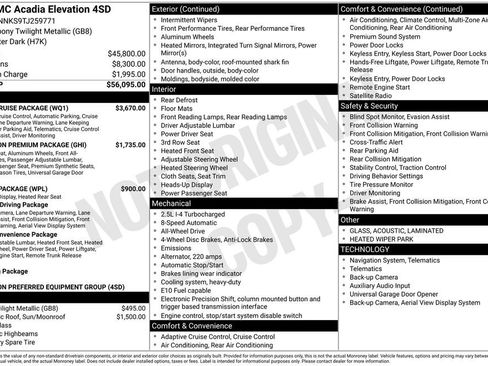 New 2026 GMC Acadia Elevation w/ Super Cruise Package image 48