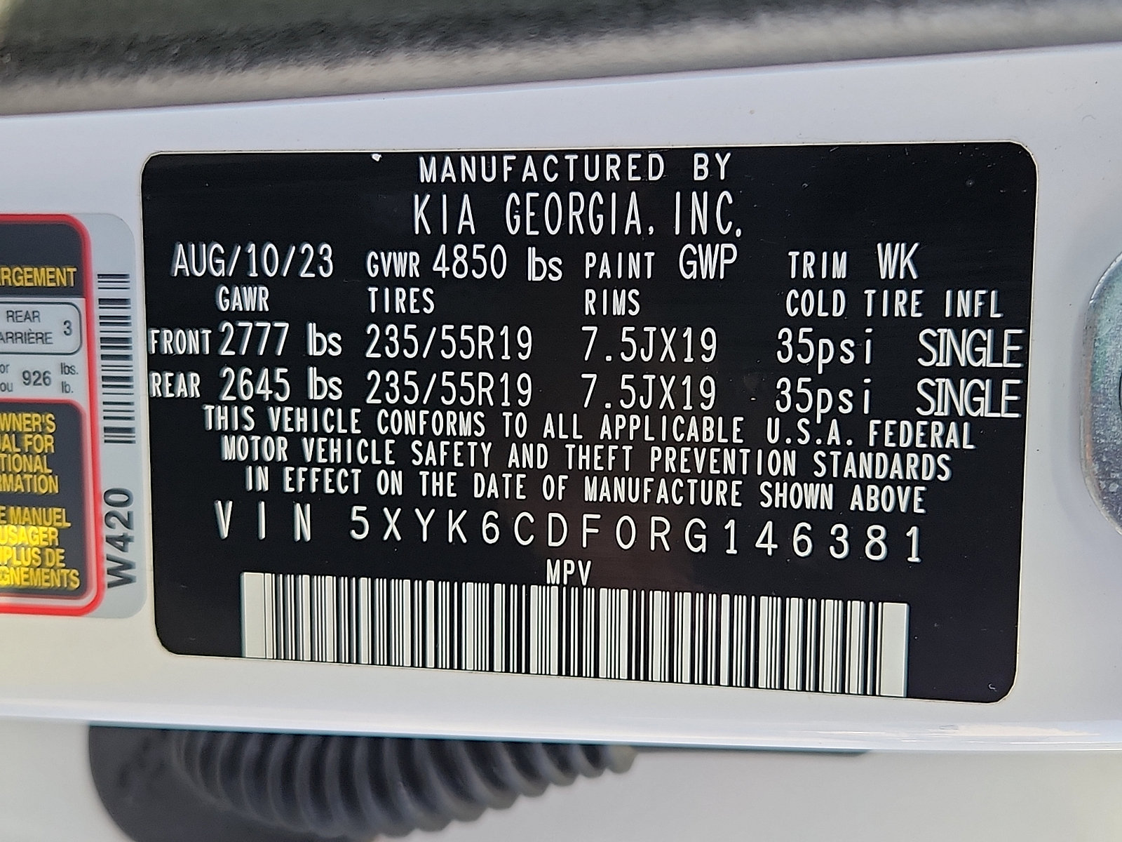 Certified 2024 Kia Sportage X-Line w/ X-Line Premium Package AWD/4WD image 29