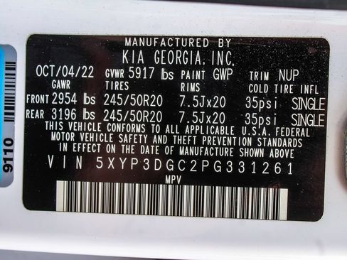 Used 2023 Kia Telluride EX w/ EX Captain's Chair Package AWD/4WD image 15