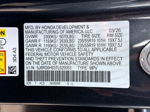 New 2026 Honda CR-V Sport Touring image 26