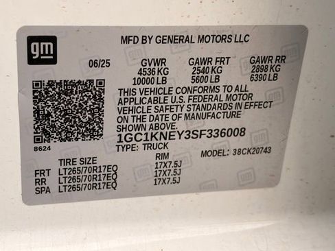 Used 2025 Chevrolet Silverado 2500 LT w/ Convenience Package AWD/4WD image 33