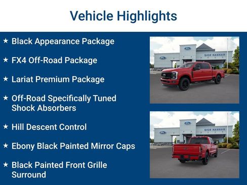 New 2026 Ford F250 Lariat w/ Black Appearance Package image 3